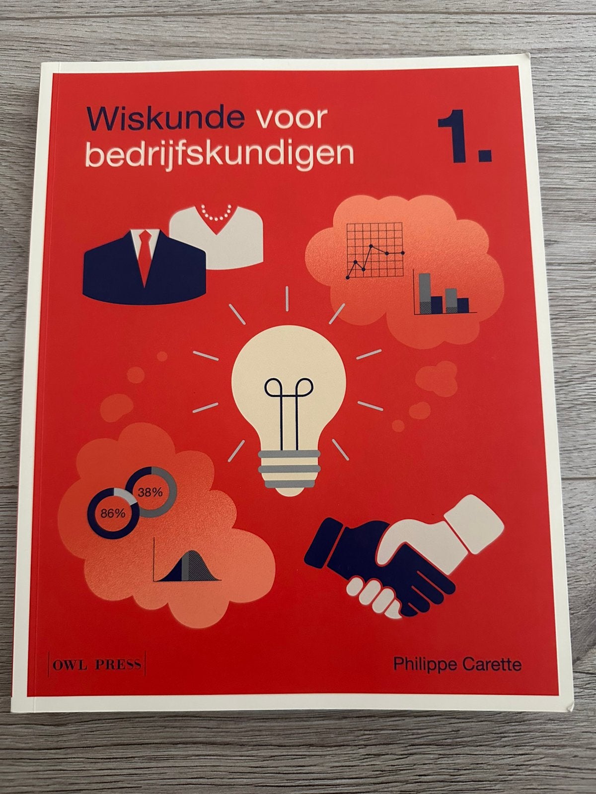Wiskunde voor bedrijfskundigen 1, Livres, Enlèvement ou Envoi, Comme neuf, Autres niveaux, Autres matières