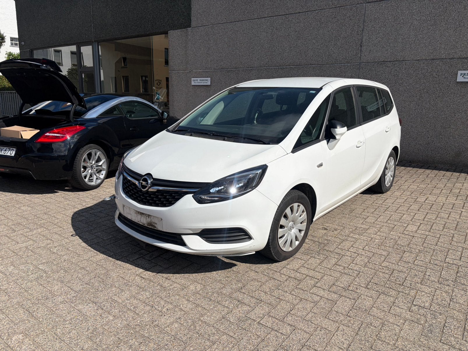 Opel zafira 1.6 cdti, Auto's, Monovolume, Euro 6, 4 cilinders, Wit