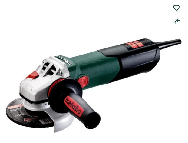Meuleuse METABO WEV 15-125 QUICK, Doe-het-zelf en Bouw, Ophalen of Verzenden, Nieuw, 1000 watt of meer, Haakse handslijpmachine