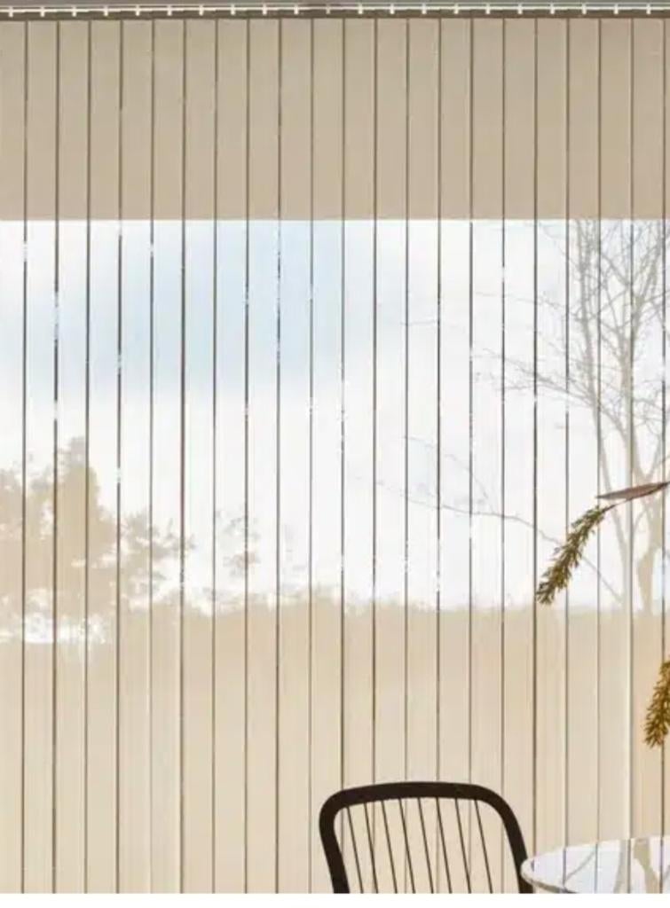 Lamellen Louverdrape, Huis en Inrichting, Stoffering | Gordijnen en Lamellen, Ophalen, 200 cm of meer, Wit, Zo goed als nieuw