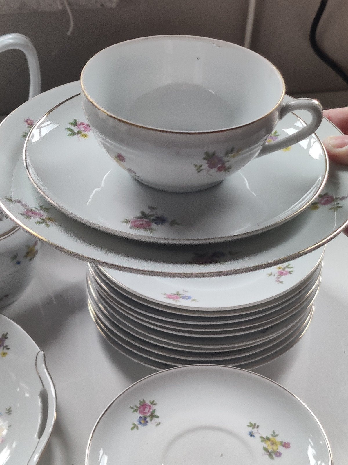 Mooi Porselein koffie servies, Enlèvement