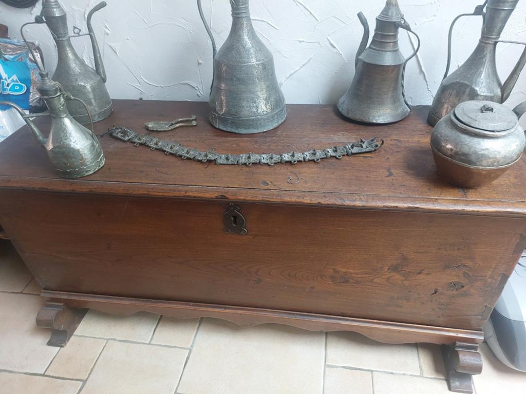 Antieke kist., Antiek en Kunst, Antiek | Meubels | Kasten, Ophalen