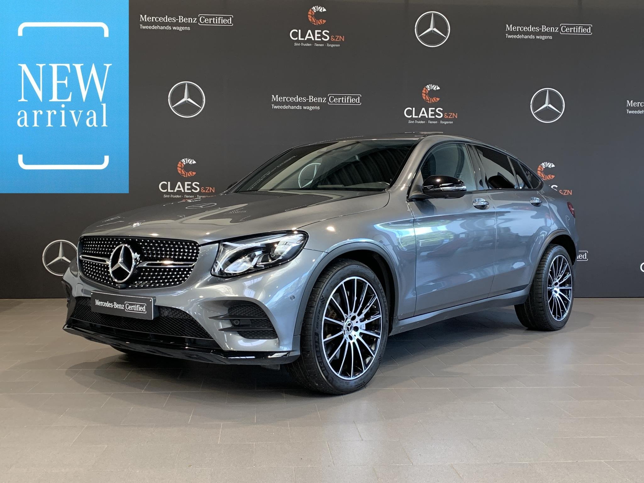 Mercedes-Benz GLC-klasse Coupé 220d AMG Line - DOS 9251, Autos, Argent ou Gris, Euro 6, Entreprise, Noir
