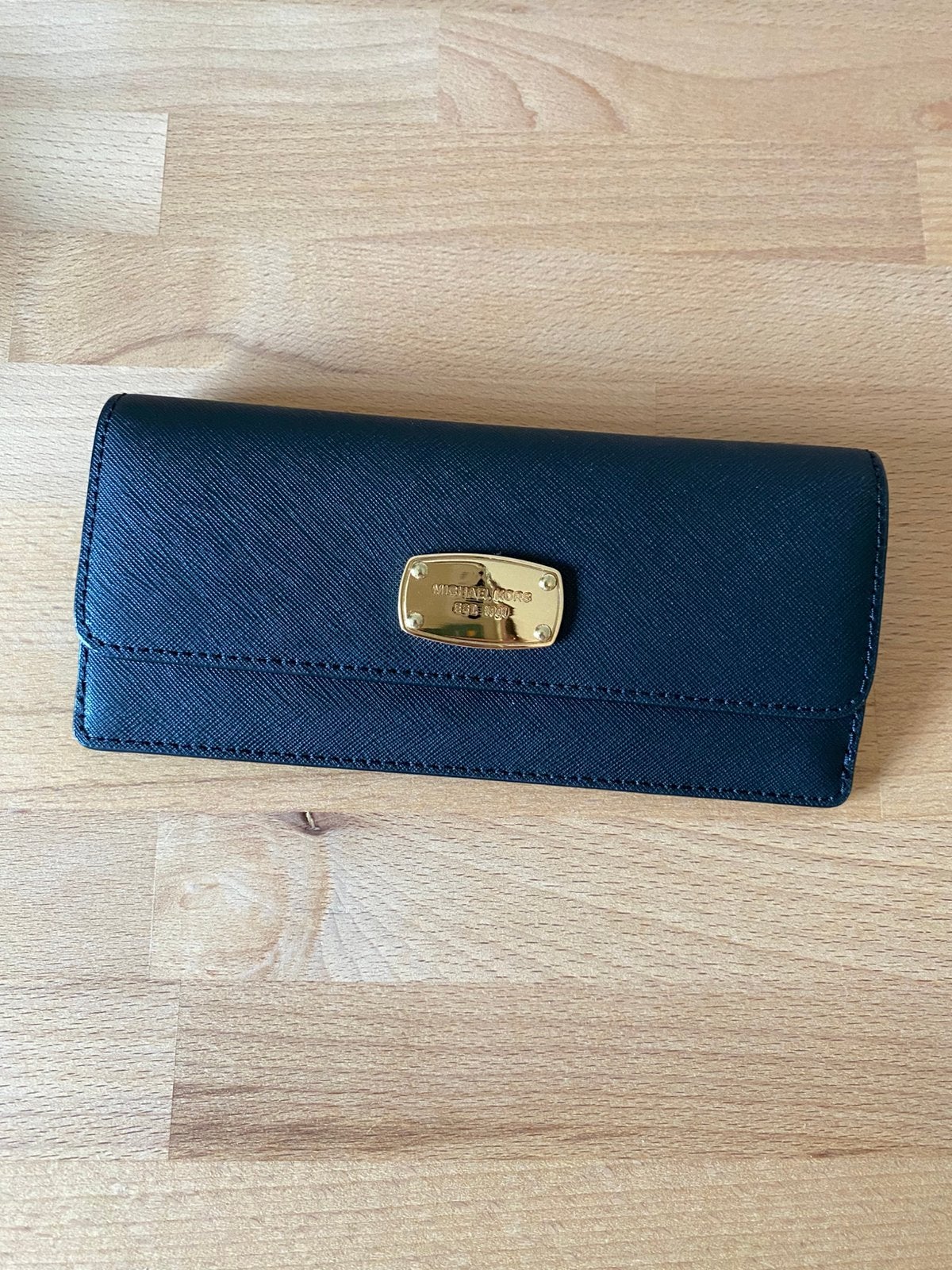 Zwarte portemonnee MICHAEL KORS - NAUWELIJKS GEBRUIKT, Zwart, Zo goed als nieuw, Leder, Ophalen