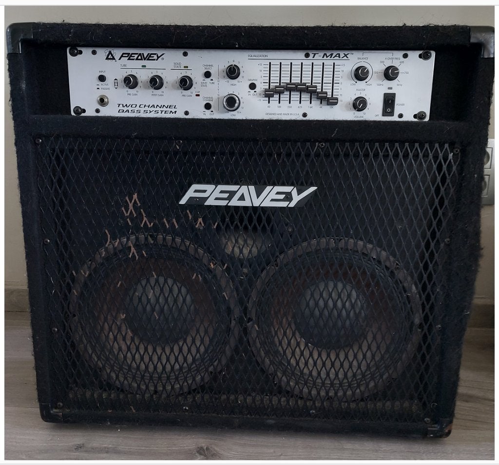 Ampli combiné pour basse Peavey T-Max 2x10, Musique & Instruments, Amplis | Basse & Guitare, Enlèvement, Utilisé, Guitare basse