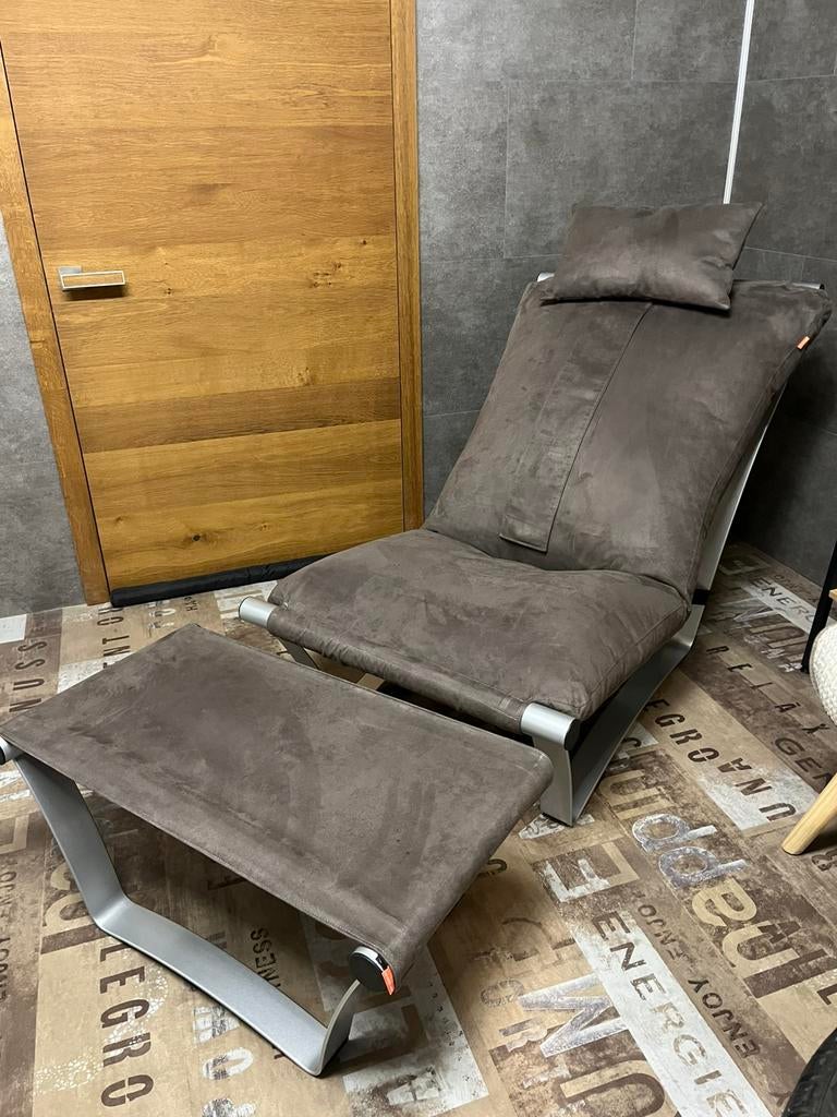 Fauteuil relax + repose pieds Escapade, Enlèvement, Utilisé
