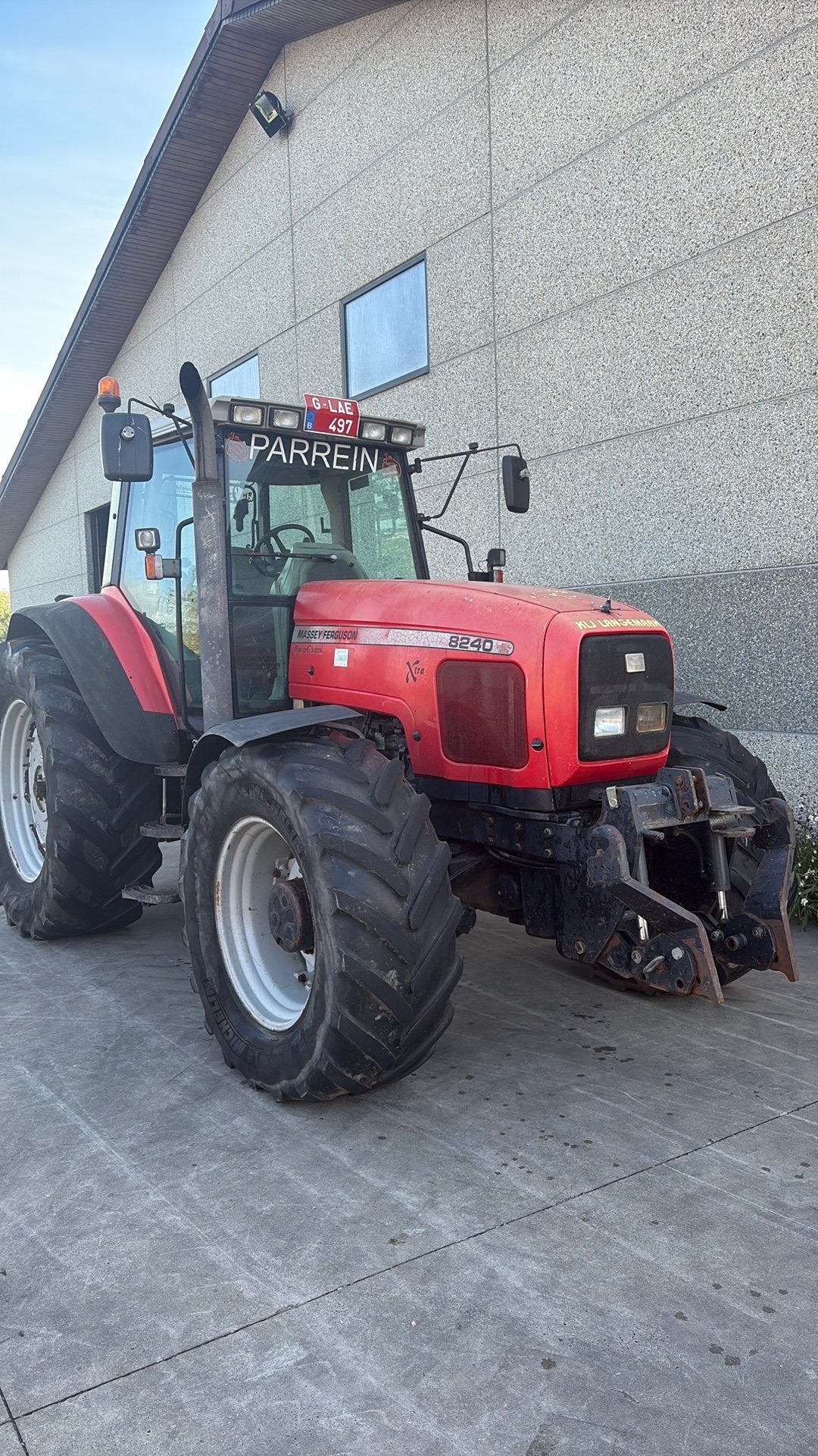 Massey ferguson 8240, Ophalen, Massey Ferguson