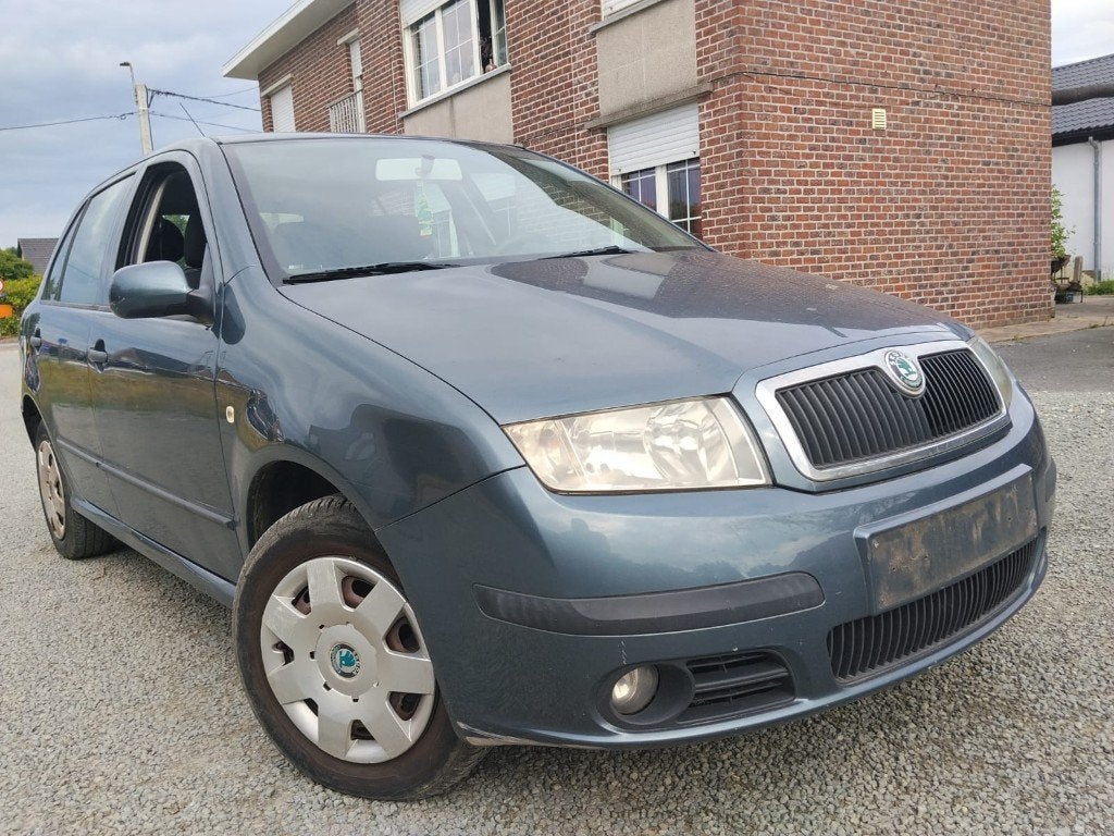 SKODA FABIA/1200cc BENZINE/GEKEURD/GARANTIE, Auto's, Euro 4, Zilver of Grijs, Fabia, Lichtsensor