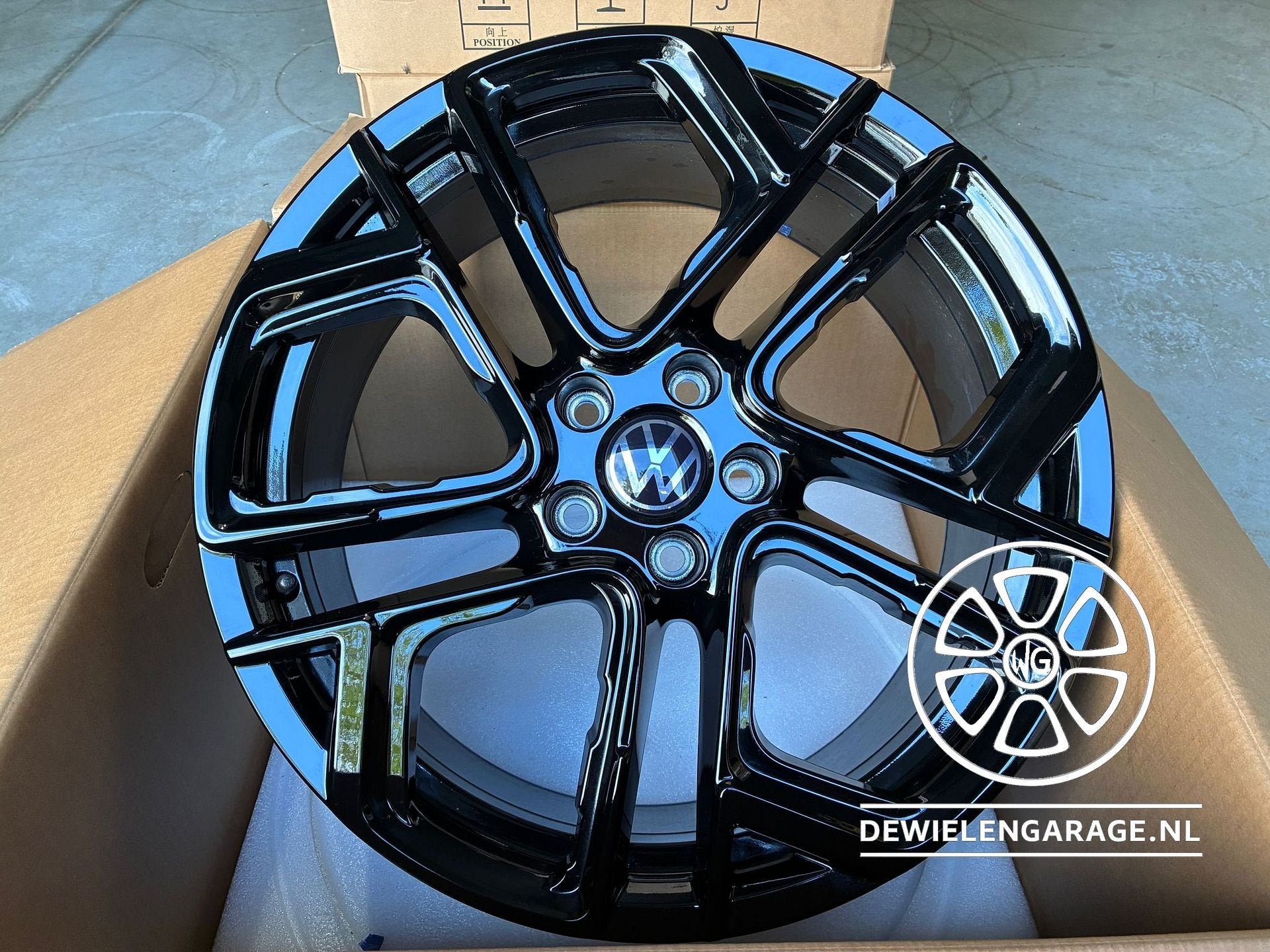 4x 19 inch Velgen VW T-Roc YORK Nieuw + Origineel Blackstyle, 19 inch, Velg(en), -, -