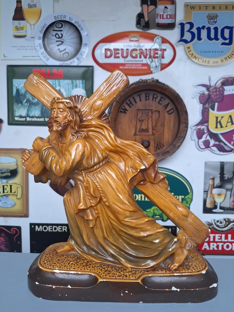 Beeld Kruisdrager Jezus Christus, Antiek en Kunst, Antiek | Religieuze voorwerpen, Ophalen