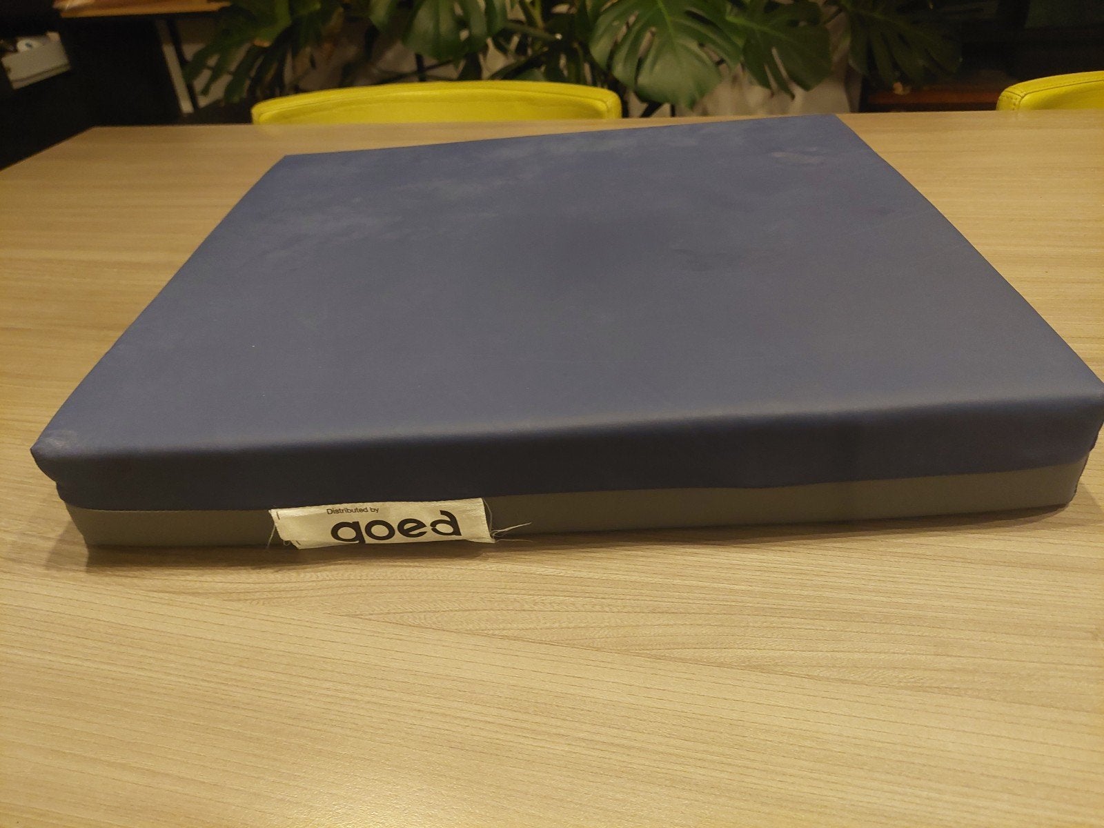 Ergonomisch zitkussen GOED, Ophalen, Blauw, Ergonomisch, Vierkant