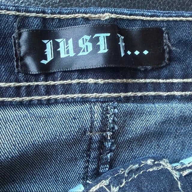 jeansrok just F., Ophalen of Verzenden, Gedragen, Maat 34 (XS) of kleiner, Blauw