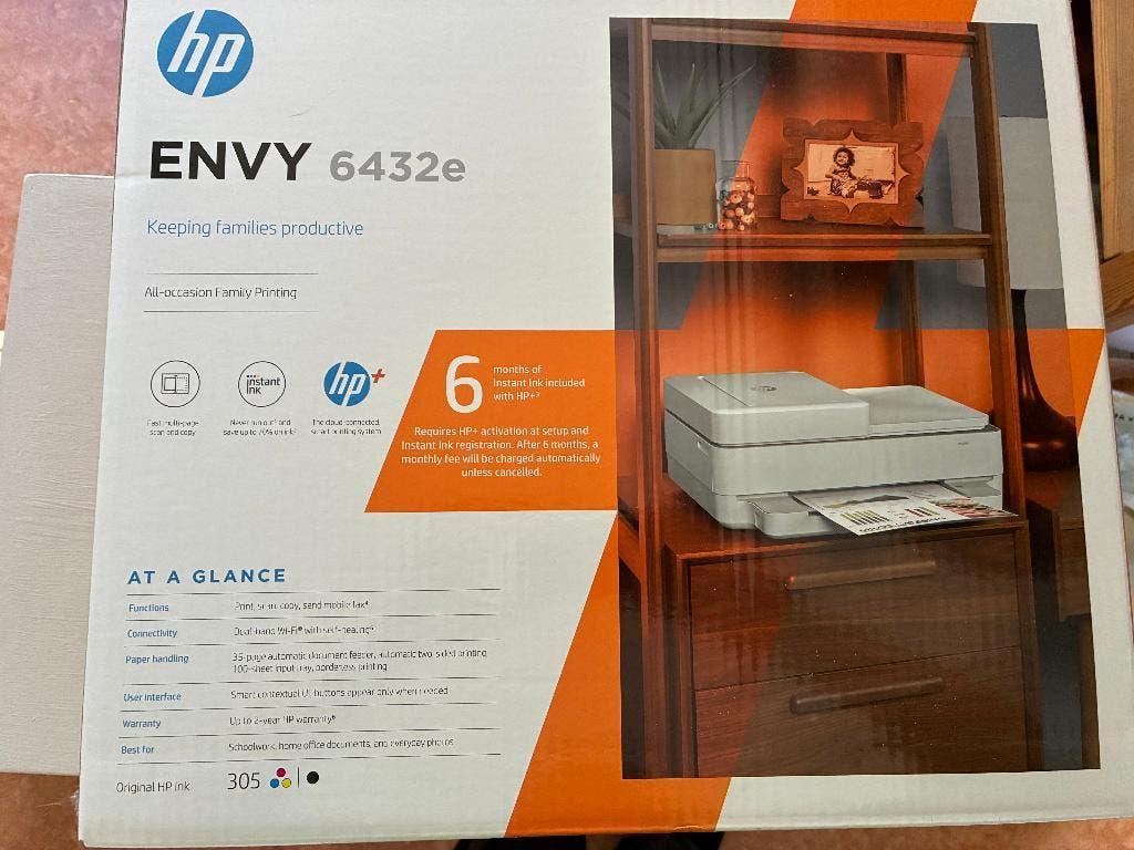 Imprimante, copieur et scanner HP ENVY 6432e, Informatique & Logiciels, Wi-Fi intégré, Enlèvement, Imprimante à jet d'encre, HP tout en un