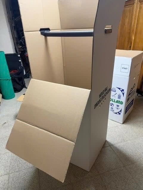 Boîtes de déménagement, Repliable, Comme neuf, Enlèvement, 50 cm ou plus