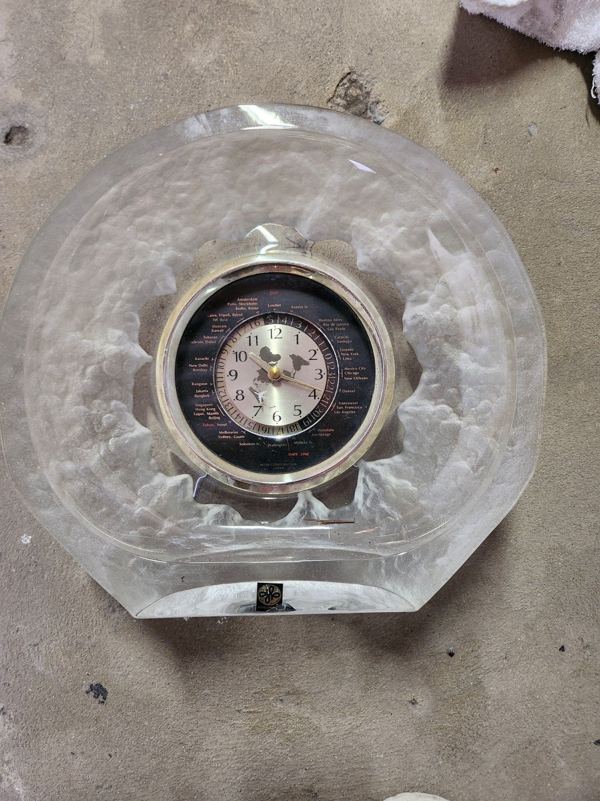 assiette horloge, Enlèvement ou Envoi