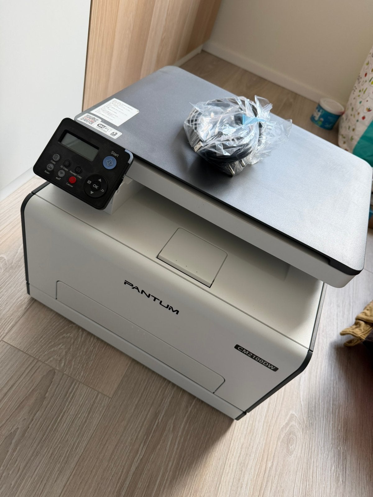 Imprimante laser couleurs Panthum + scanner CM2100DW, Informatique & Logiciels, Enlèvement, Comme neuf, Imprimante laser, Imprimante