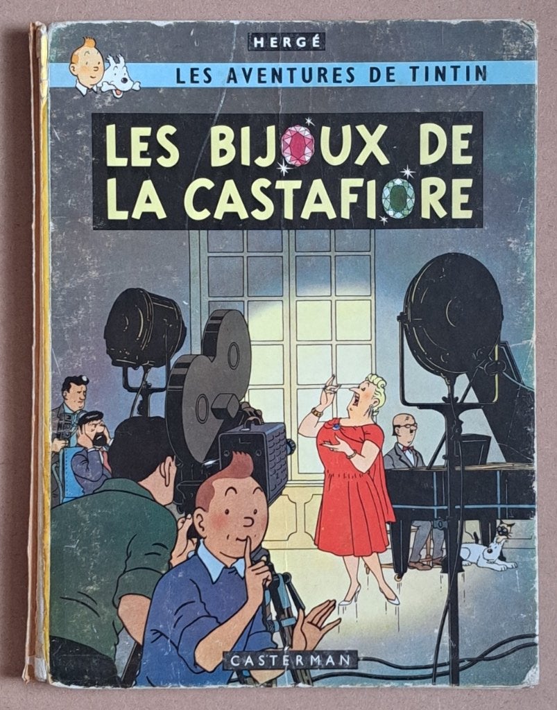 TINTIN - Les bijoux de la Castafiore - Ed.ORIGINALE 1963, Enlèvement ou Envoi, Une BD, Utilisé, Hergé
