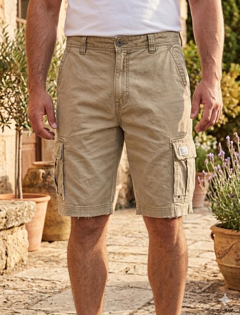 bermuda cargo levi's w38 homme beige avec defauts, Verzenden, Beige, Maat 56/58 (XL), Gedragen