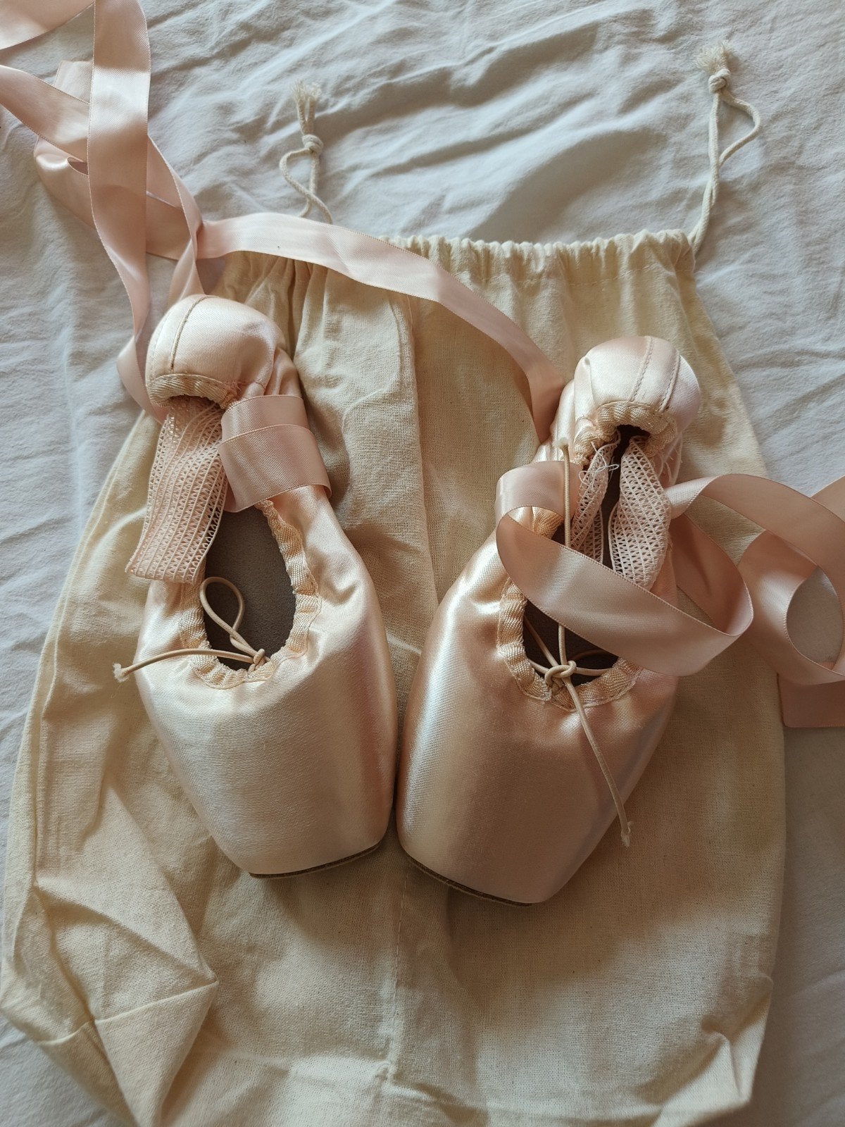 Pointes Bloch 5, Sport en Fitness, Ballet, Ophalen, Zo goed als nieuw, Schoenen