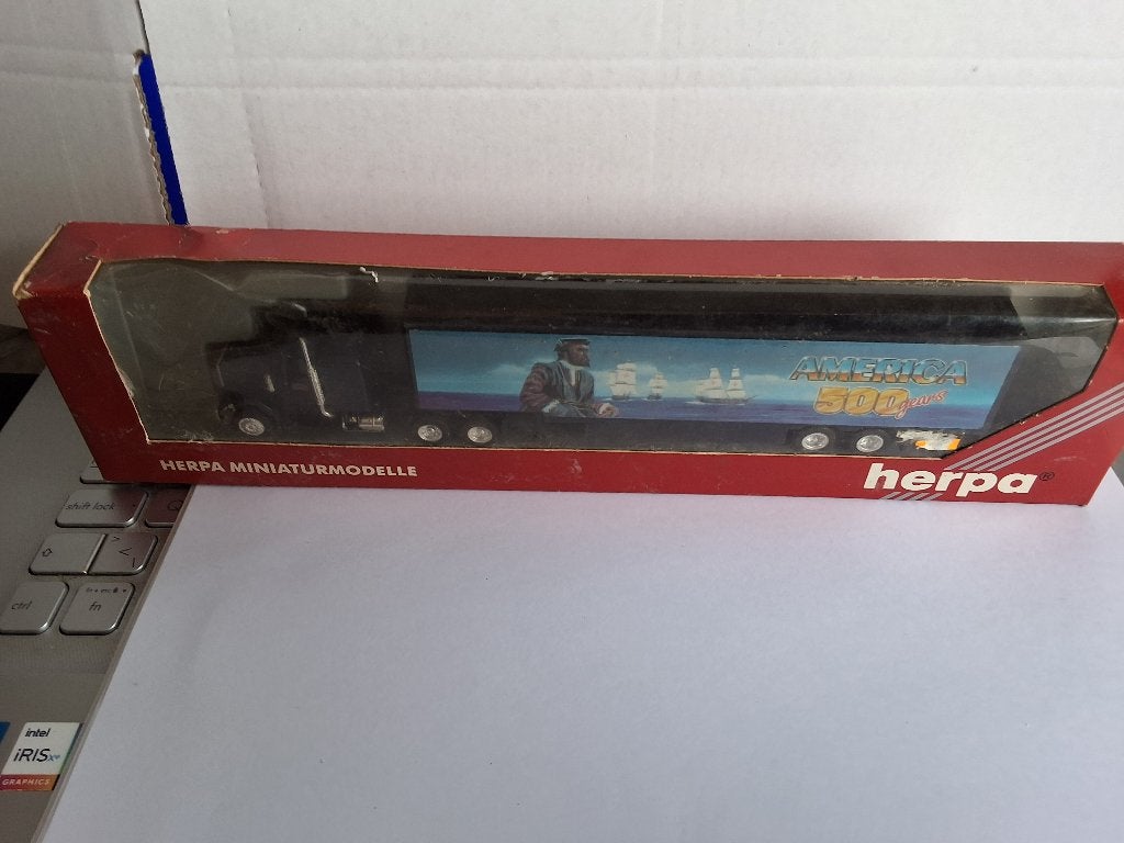 camion HO 1:87 Herpa, Hobby & Loisirs créatifs, Enlèvement ou Envoi, Comme neuf, Bus ou Camion, Herpa