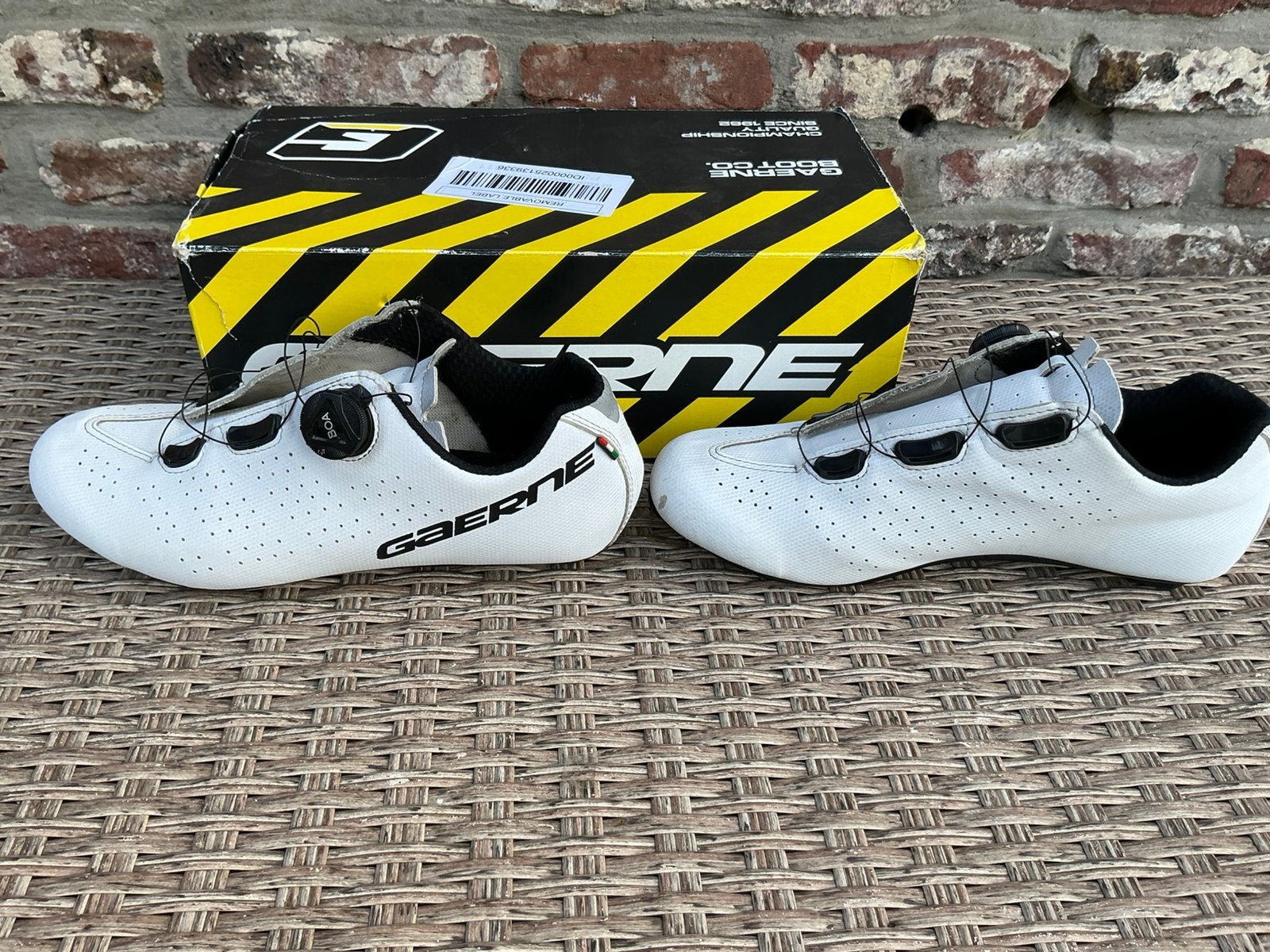 Fietsschoenen GAERNE M43 wit, Fietsen en Brommers, Fietsaccessoires | Fietskleding, Ophalen of Verzenden