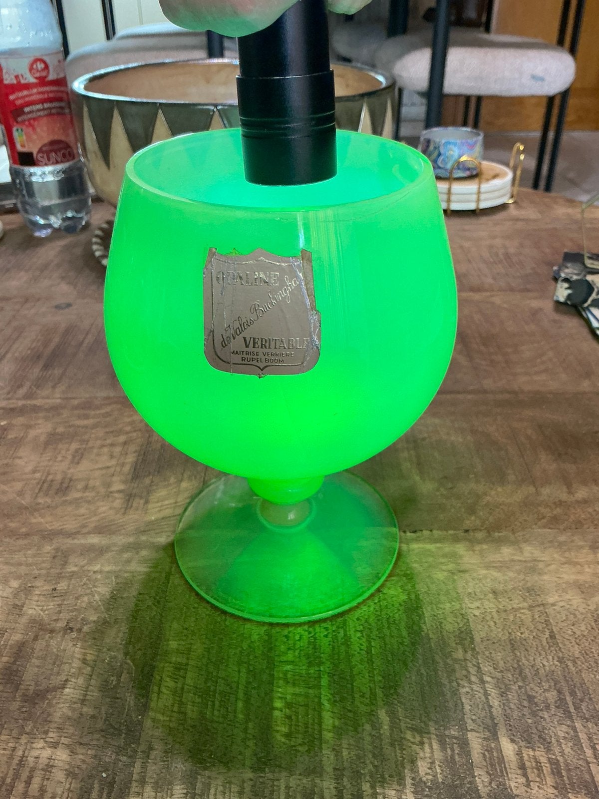 Opaline rupel boom uranium glas, Enlèvement ou Envoi