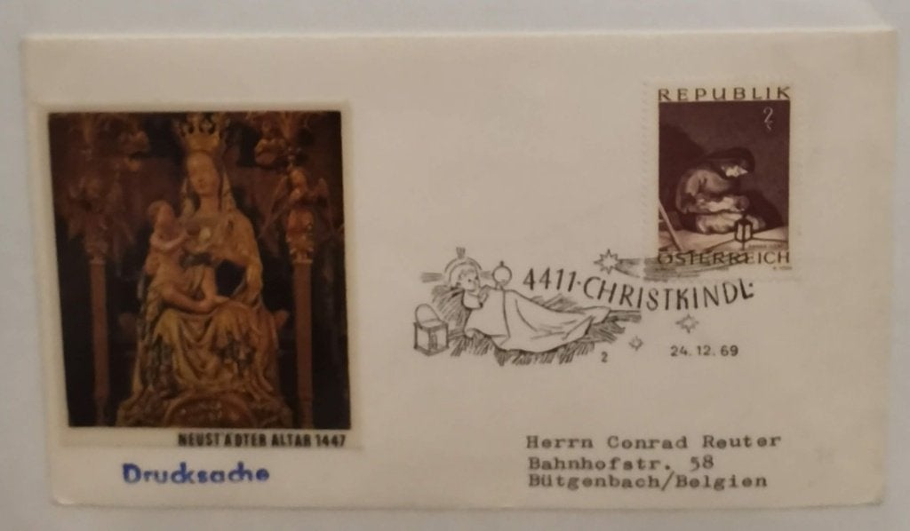 verzameling 44 FDC, brieven, kaarten - Kerstmis, Collections, Enlèvement ou Envoi
