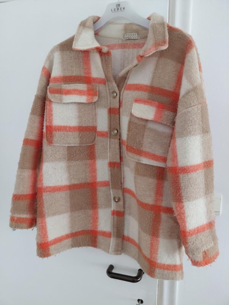 Geruite vest, Ophalen of Verzenden, Beige