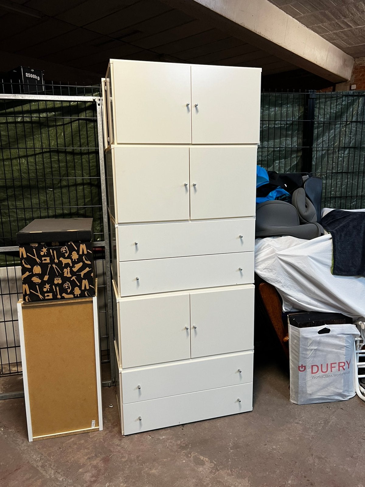 Kastelementen Ikea wit, Ophalen, Zo goed als nieuw