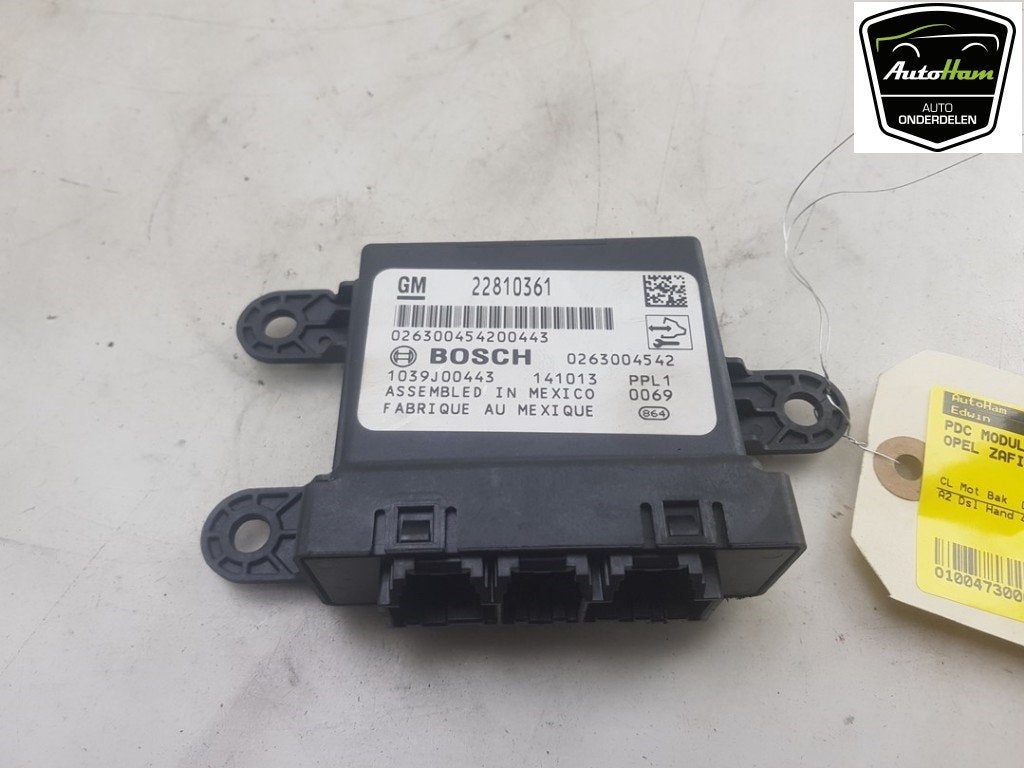 ORDINATEUR AIDE AU STATIONNEMENT Opel Zafira Tourer (P12), Opel, Opel Automobile GmbH, Utilisé, Kontakt-opel@opel.com