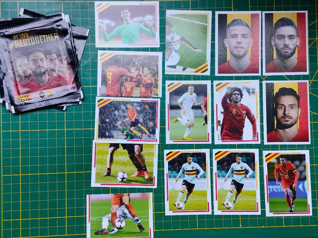 redtogether stickers voetbal Rode Duivels, Ophalen of Verzenden, Zo goed als nieuw