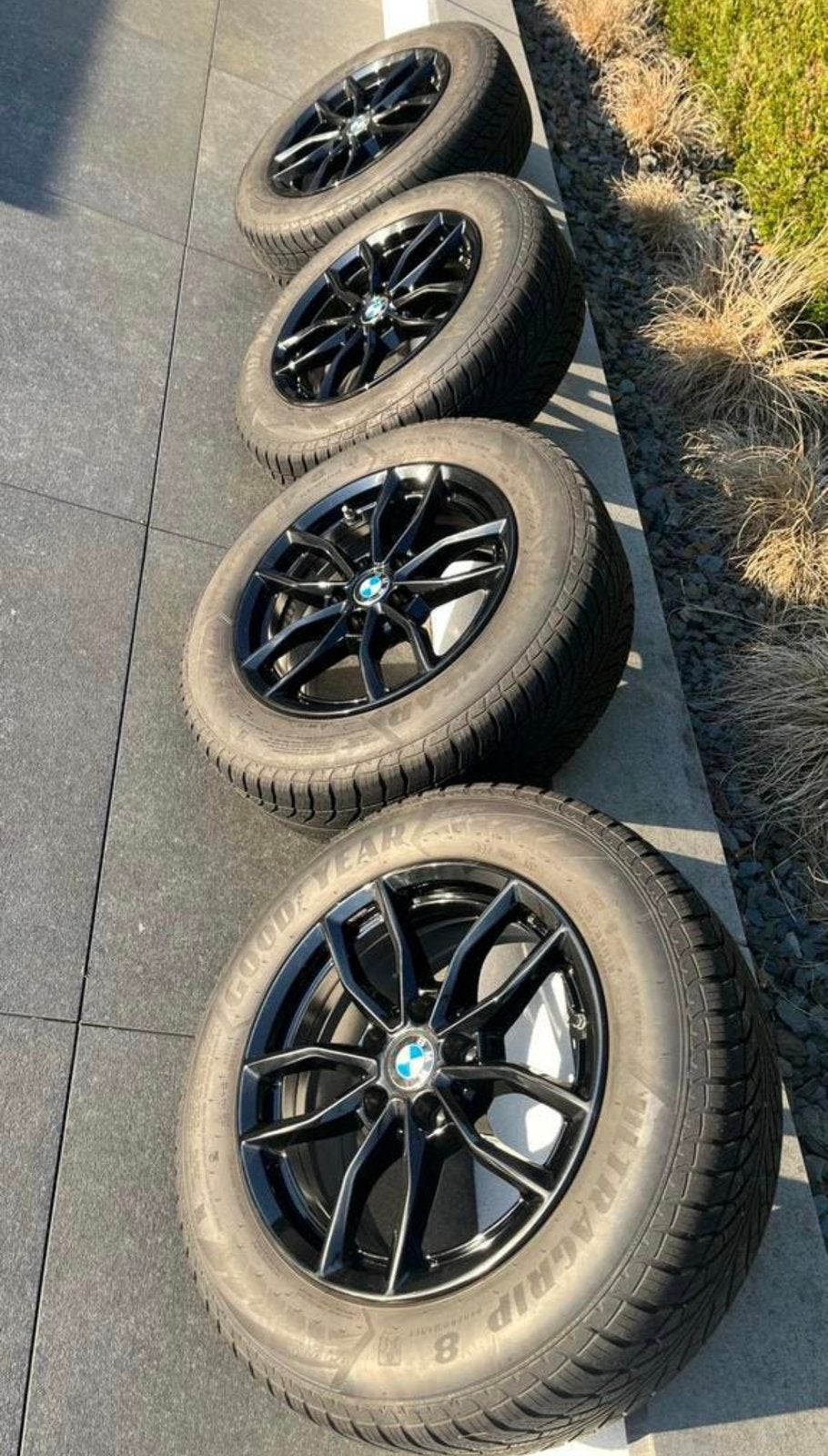 1/2 prix ! Jantes HIVER BMW Serie2 Tourer Goodyear Utragrip8, Autos : Pièces & Accessoires, Enlèvement, 16 pouces, Pneus hiver