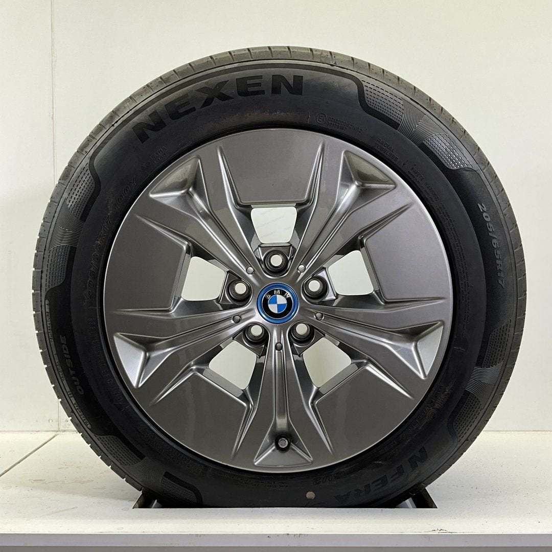 BMW X1 IX1 U11 X2 IX2 U10 SET VELGEN + ZOMERBANDEN 17 INCH O, Pneus et Jantes, Véhicule de tourisme, Pneus été, -