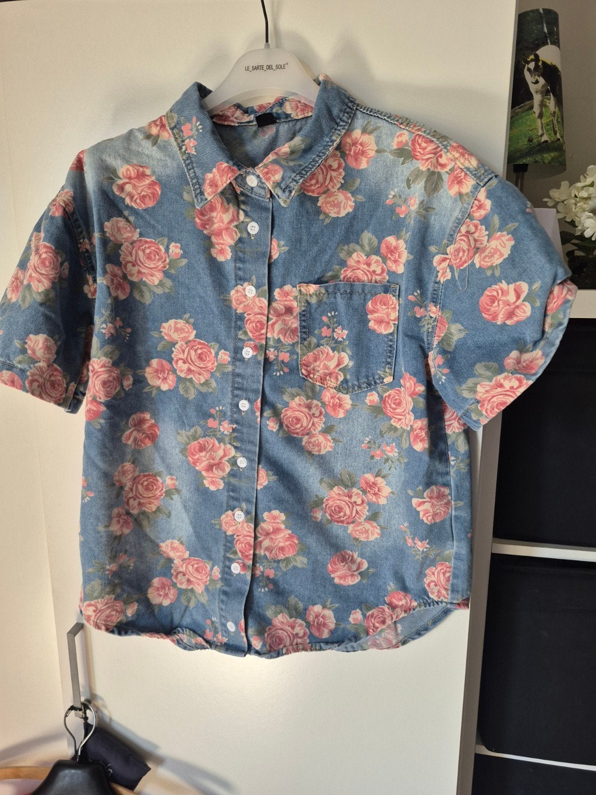 bloes 1 maal gedragen maat m, Kleding | Dames, Blouses en Tunieken, Ophalen of Verzenden, Maat 38/40 (M)