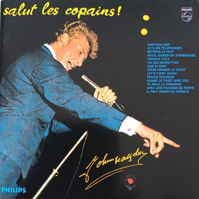 cd JOHNNY HALLIDAY    SALUT LES COPAINS, Ophalen of Verzenden, Zo goed als nieuw