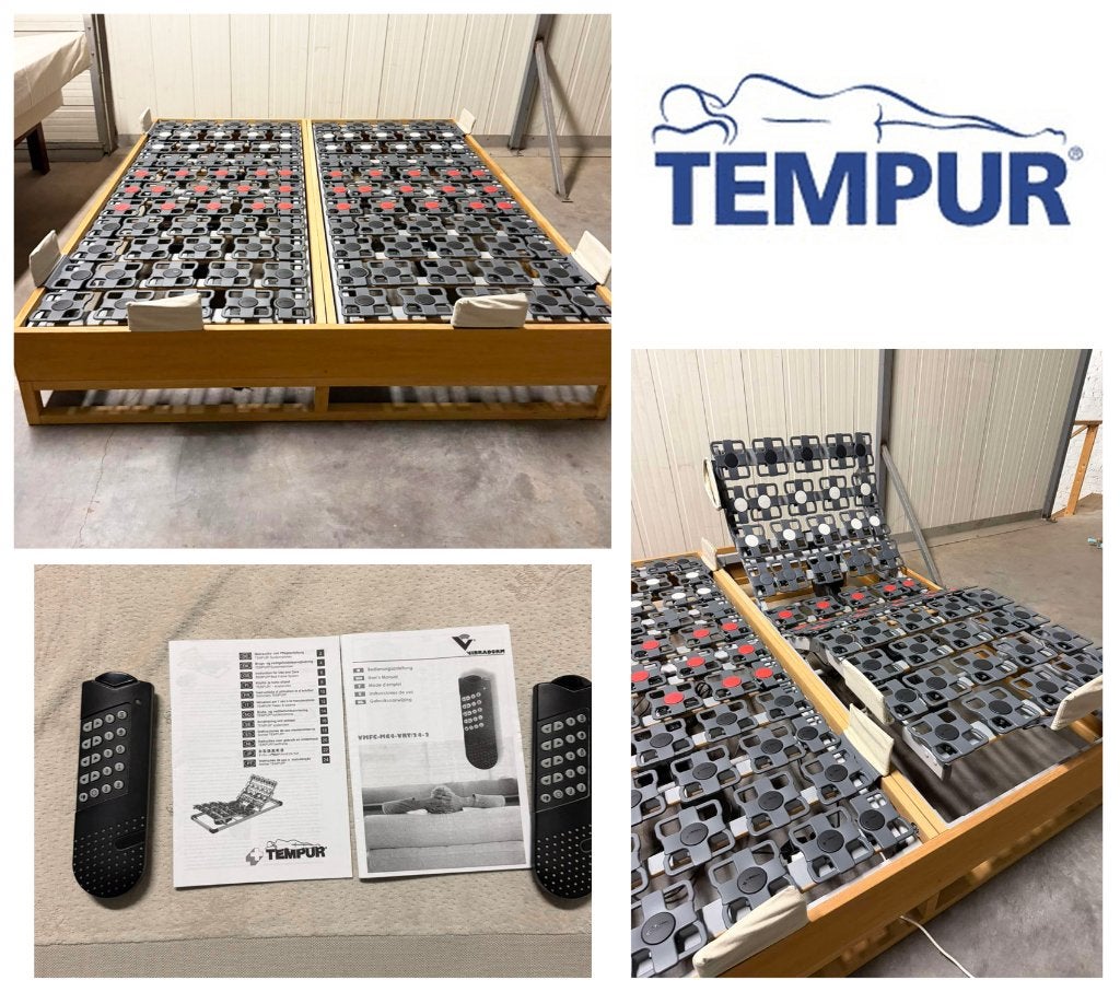 Tempur elektrische bed - elektrische besturing 210 x 180 cm, 210 cm, Tempur, Enlèvement, 180 cm