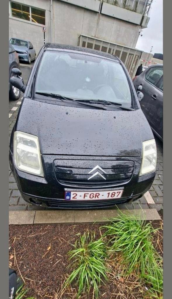 Citroën C2 158.000 km, Auto's, Citroën, Voorwielaandrijving, 4 zetels, Stof, Zwart