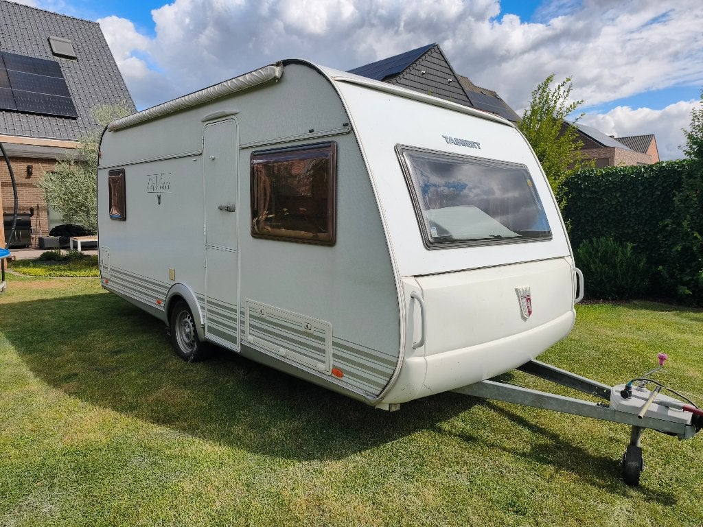 Tabbert DaVinci 480 HTD (Luifel + zakluifel + mover), Caravans en Kamperen, Rondzit, Particulier, 4 tot 5 meter, Kachel