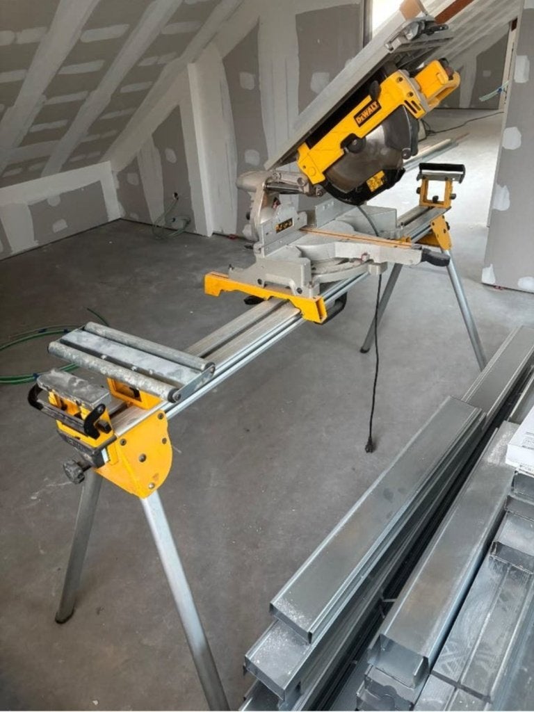 DEWALT Combinatiezaag, afkort-, verstek- en tafelzaag, Doe-het-zelf en Bouw, Ophalen, Zo goed als nieuw, Afkortzaag, De Walt