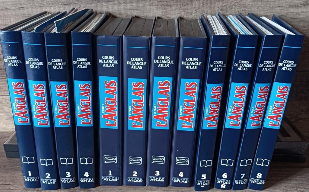 Cours d anglais vintage édition atlas, Livres, Langue | Anglais, Enlèvement ou Envoi