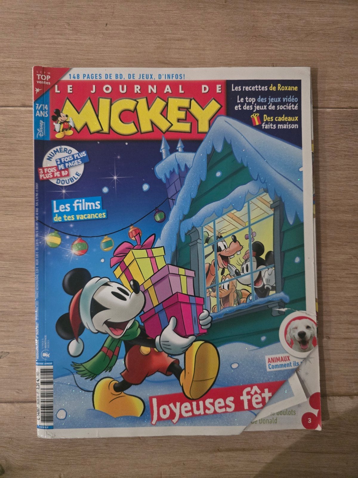 Le Journal de Mickey n3626-3627 – Décembre 2021 – Numéro do, Livres, Enlèvement ou Envoi, Journal