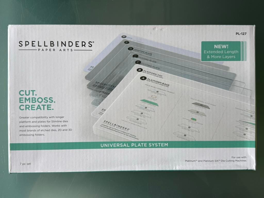 Spellbinders universele platen, Enlèvement, Comme neuf