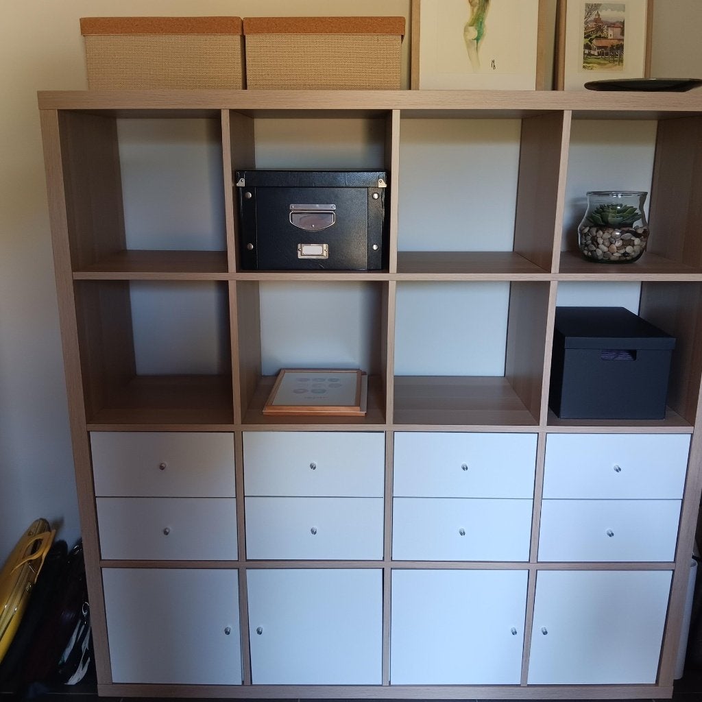Ikea boekenkast Kallax, Maison & Meubles, Armoires | Bibliothèques, 25 à 50 cm, Comme neuf, 100 à 150 cm, Enlèvement