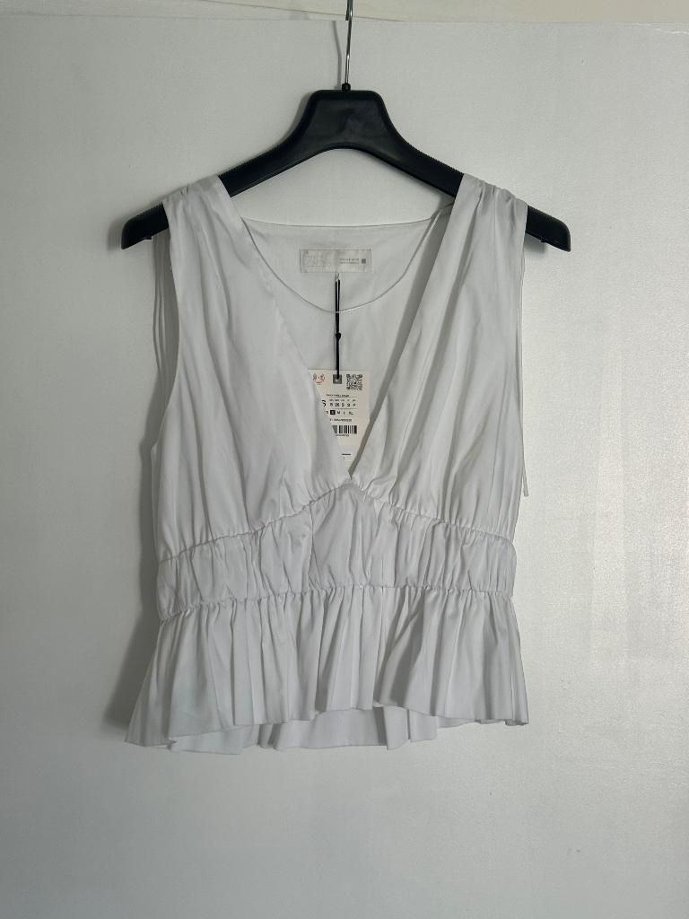 Zara top nieuw, Vêtements | Femmes, Tops, Neuf, Enlèvement ou Envoi, Blanc, Zara