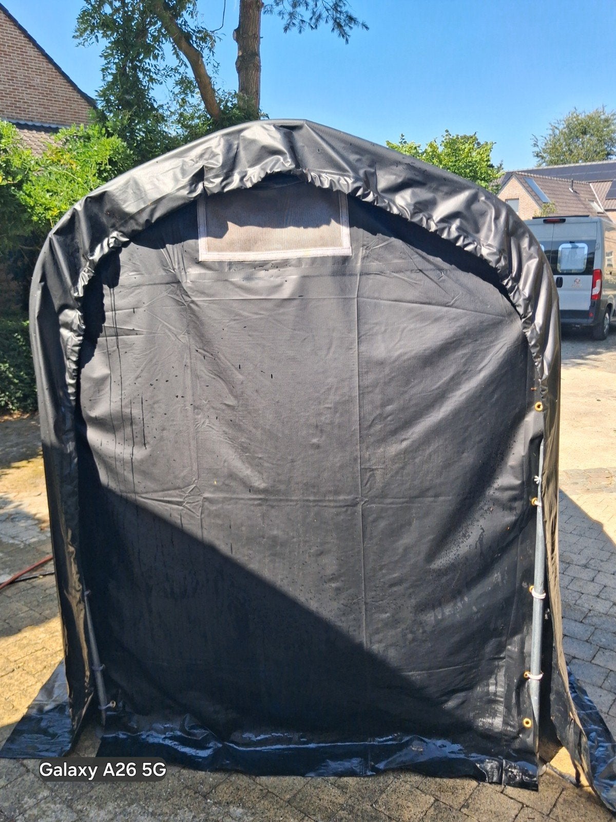 tent, Ophalen