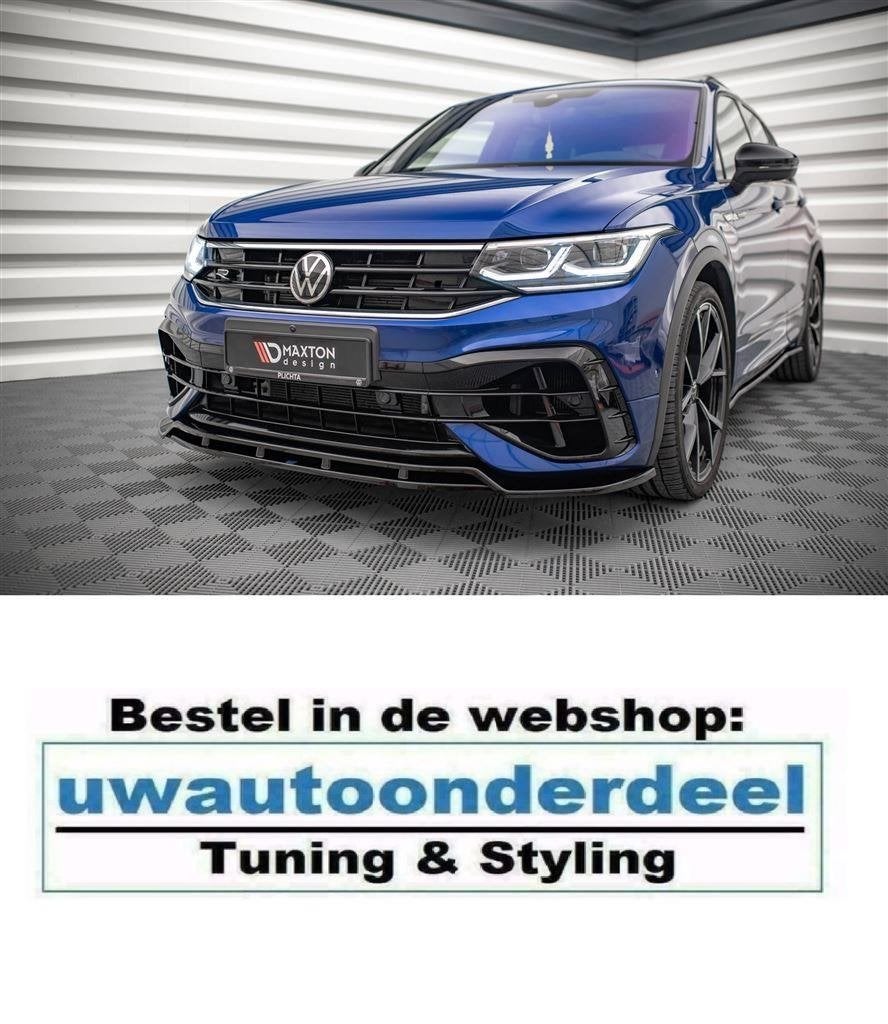 Maxton Design Spoiler Splitter Geschikt Voor Tiguan R Line F, Autos : Divers, Tuning & Styling, Envoi