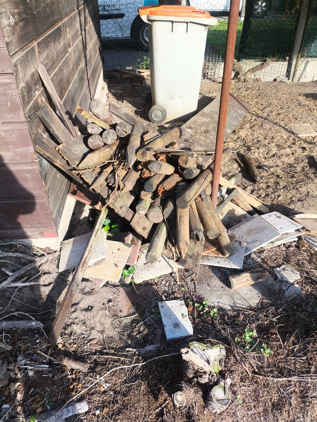 brandhout gratis, Ophalen