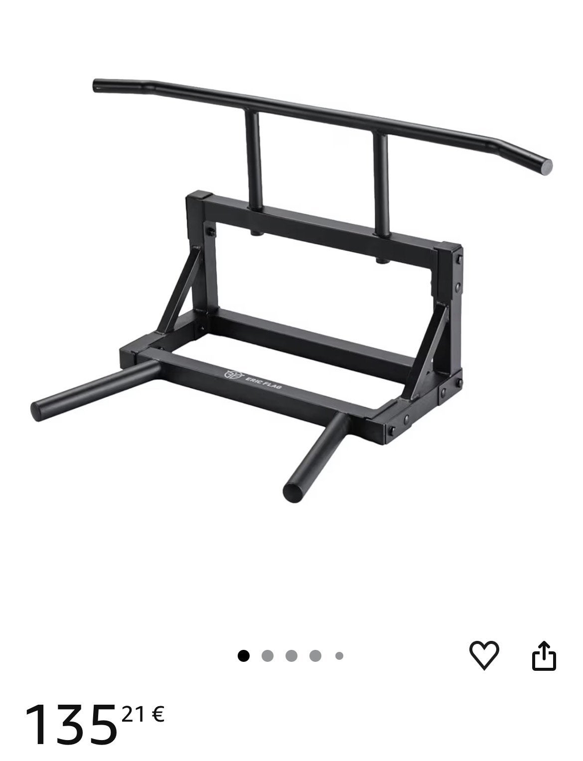 Barre de traction et dips 2 en 1, Enlèvement, Comme neuf, Barre de traction