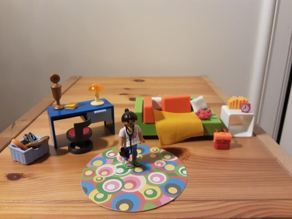 Playmobil kinderkamer - compleet, Ophalen of Verzenden, Zo goed als nieuw, Complete set