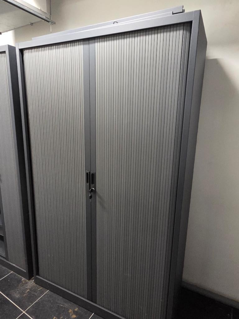 Roldeurkast aluminium, Ophalen, 100 tot 150 cm, Zo goed als nieuw, Metaal